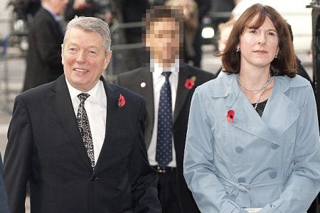 The wife of ex-British shadow Chancellor, Alan Johnson, has filed for 
