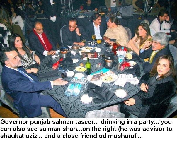Governor Punjab Salman Taseer and his Faimily
